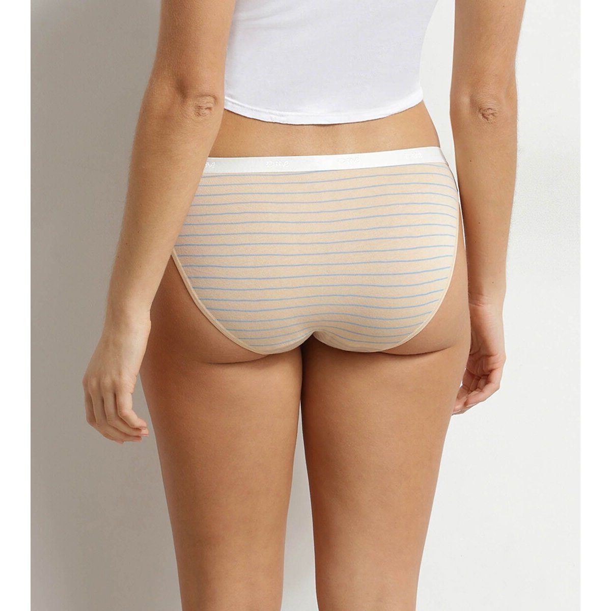 Lot de 3 slips les pockets coton stretch evasion marine, DIM