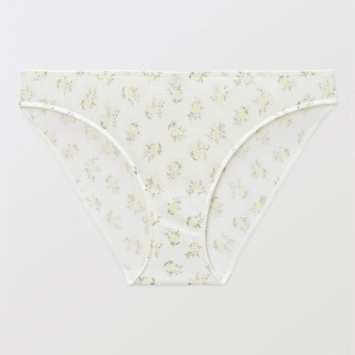 Culotte JANE en tulle imprimé ecru, MONOPRIX