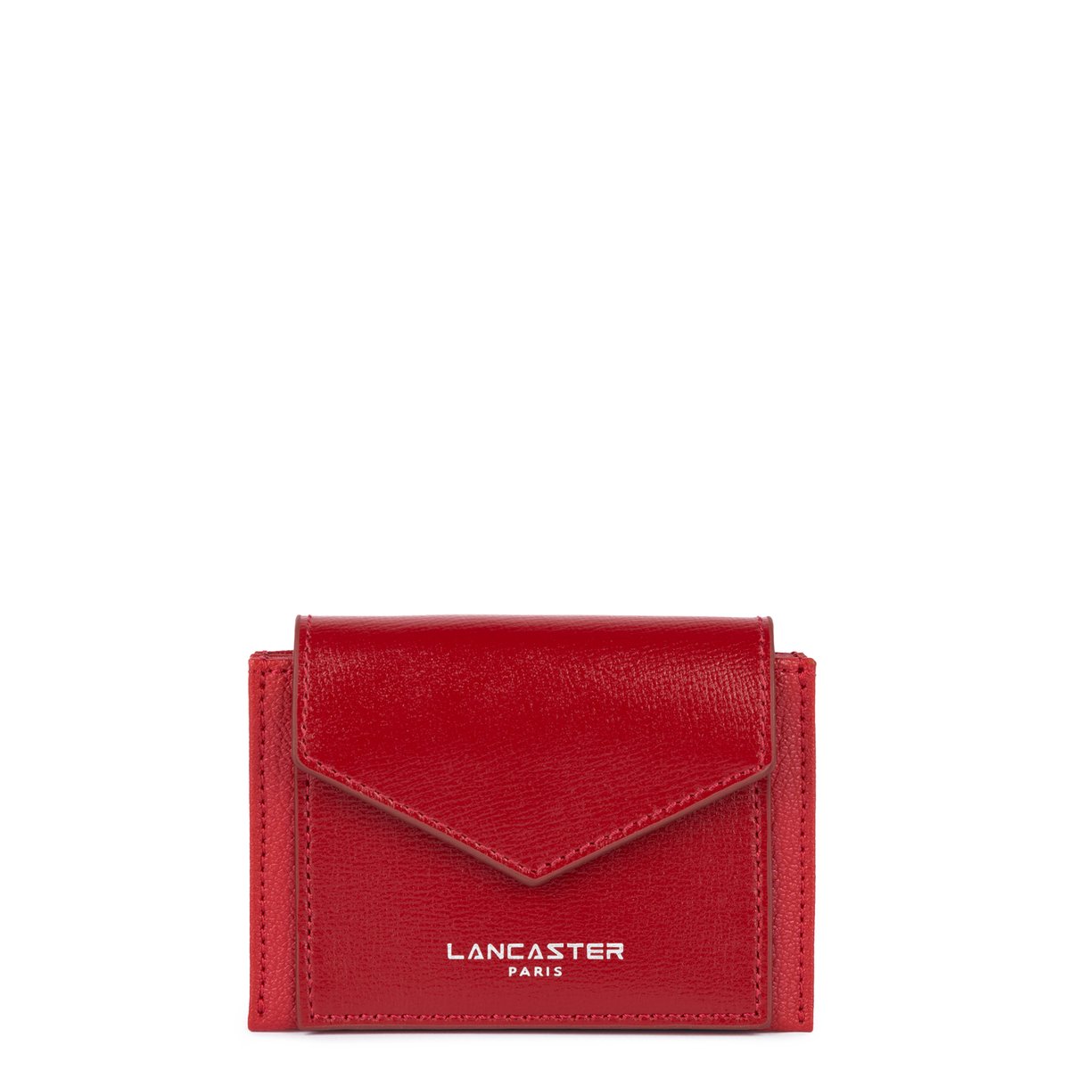 Porte monnaie saffiano signature rouge Lancaster La Redoute