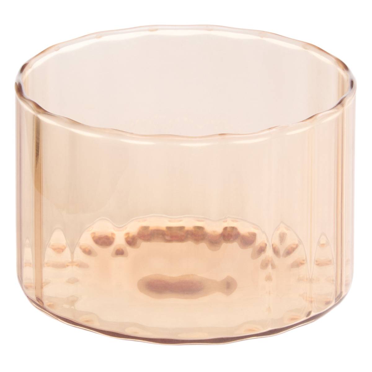 Service apéritif 4 pièces en verre borosilicate HOMY rose, ATMOSPHERA