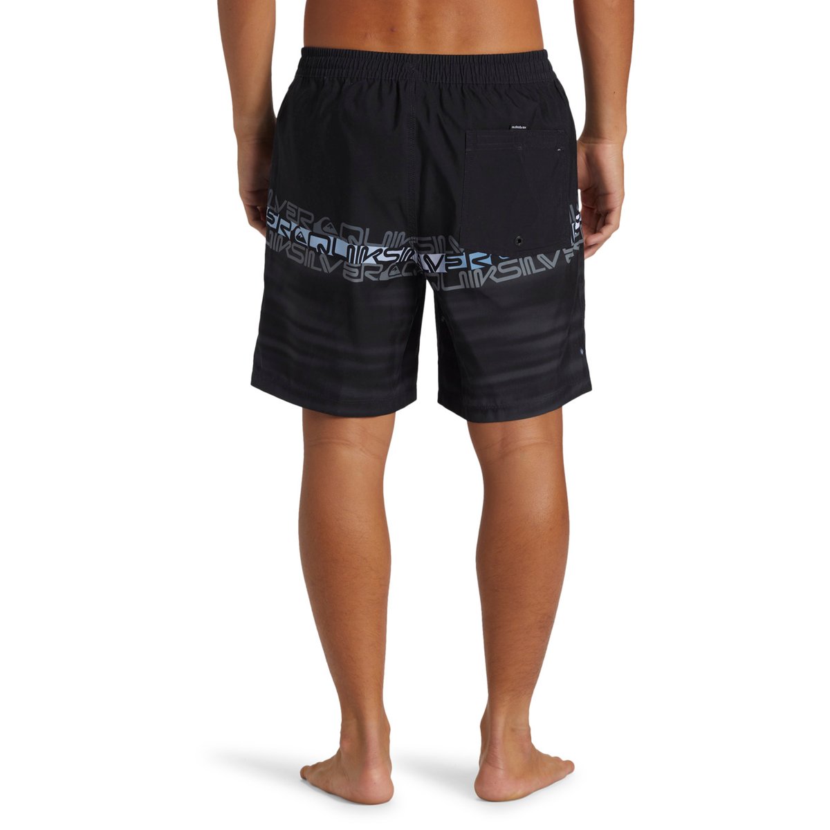 Short de bain EVERYDAY WORDBLOCK VOLLEY 17" noir black, QUIKSILVER