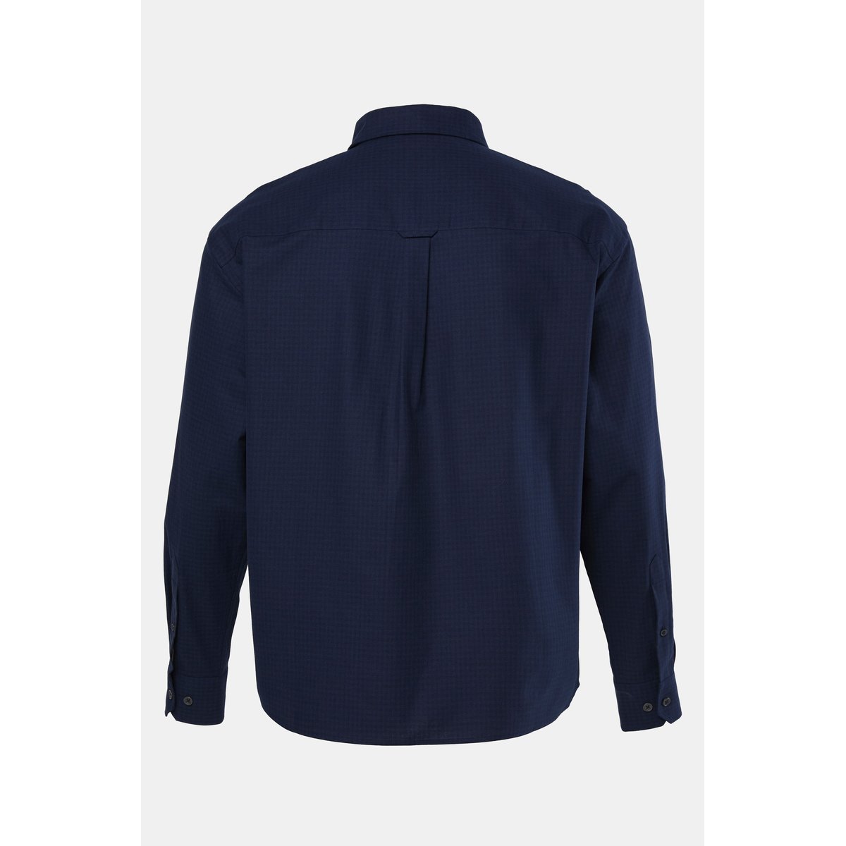 Chemise à carreaux, manches longues marine, STHUGE