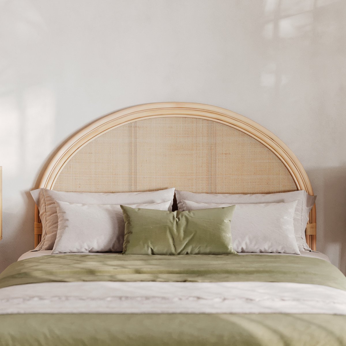 Tête de lit en rotin - MADYA naturel, MAISON PAVANE