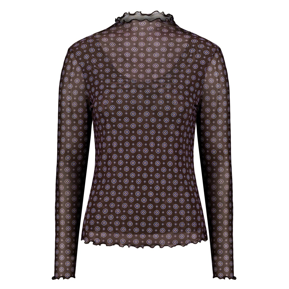 T-shirt à motifs brown/blue, ZERO