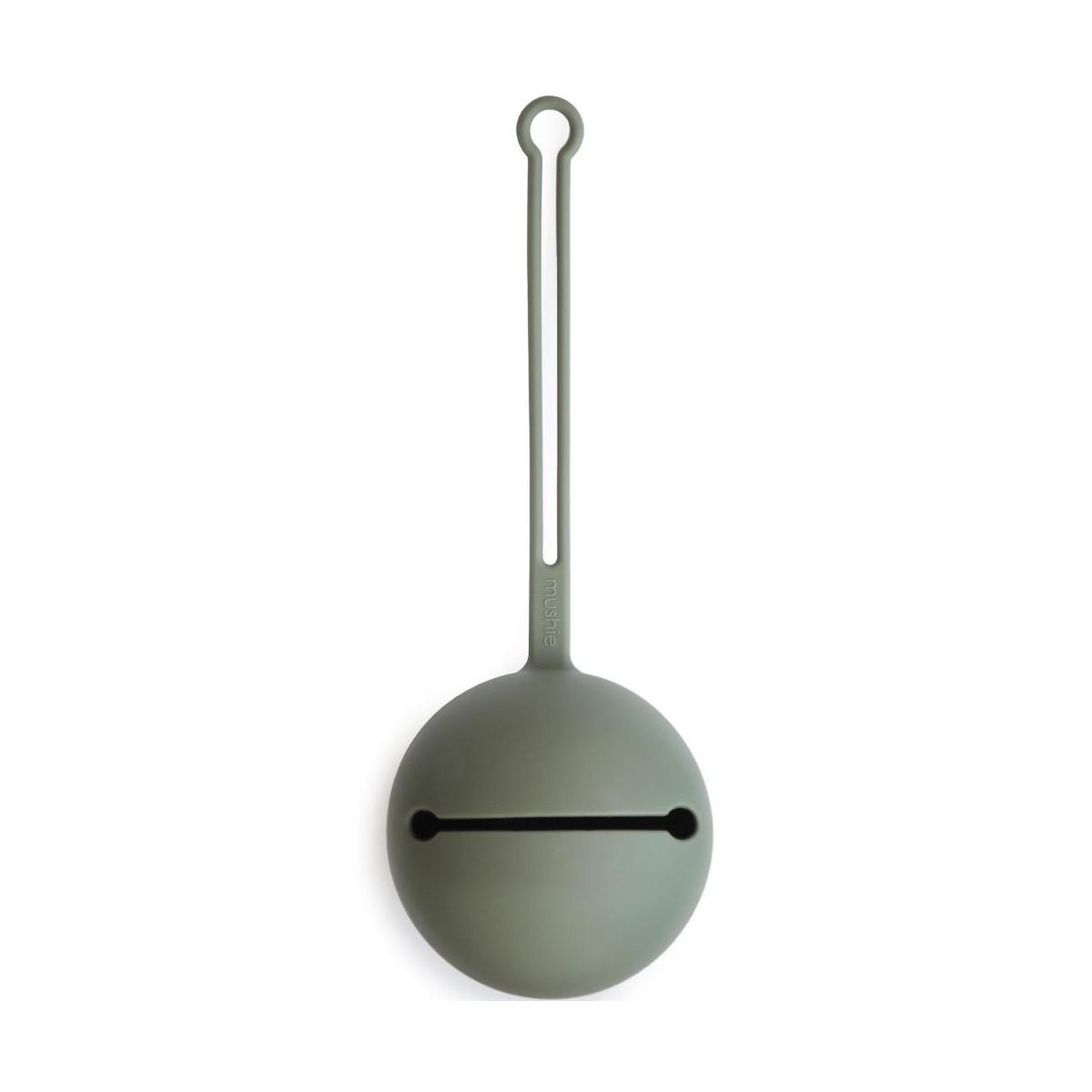 Range sucette en silicone vert, MUSHIE