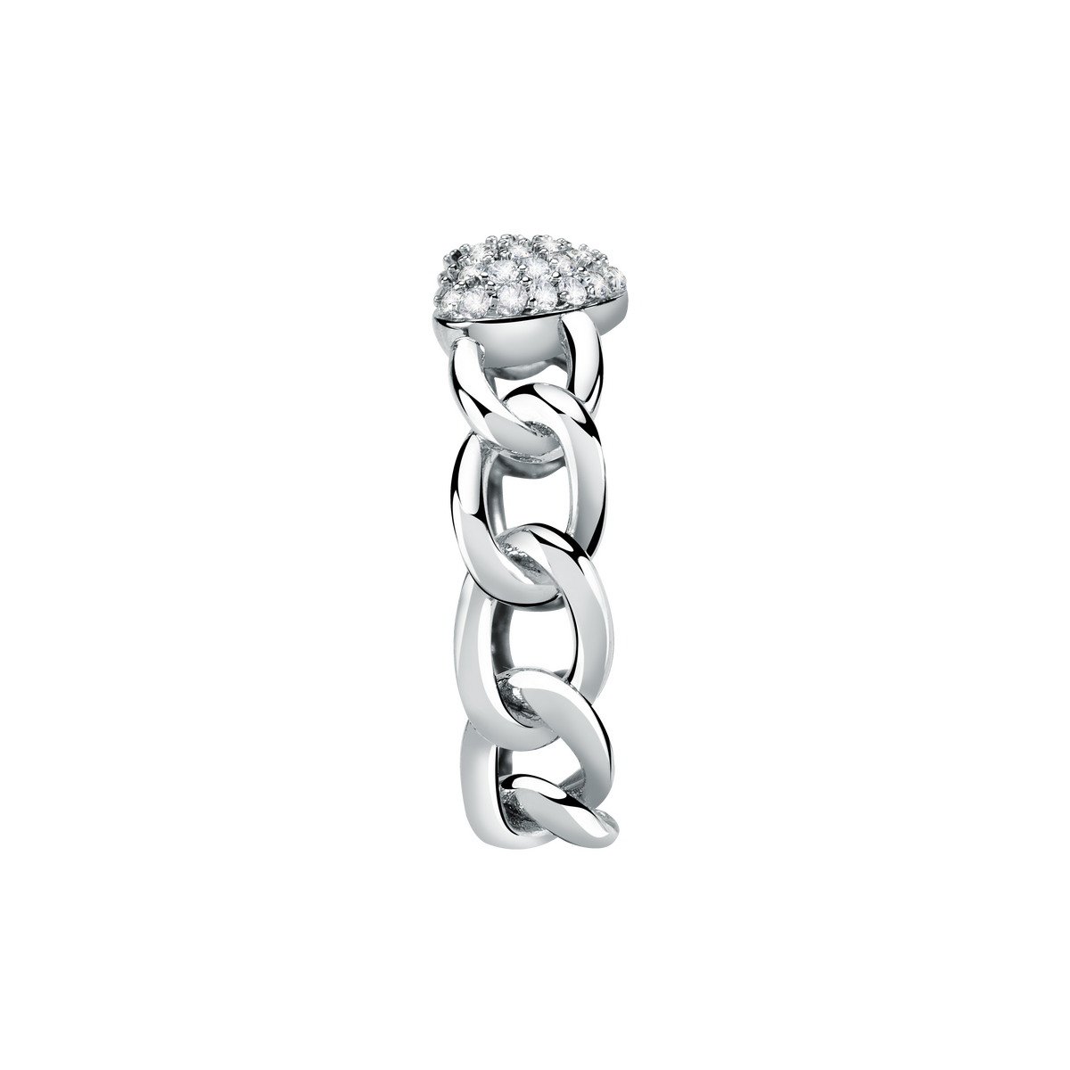 Bague en laiton et cristal INCONTRI argent, MORELLATO