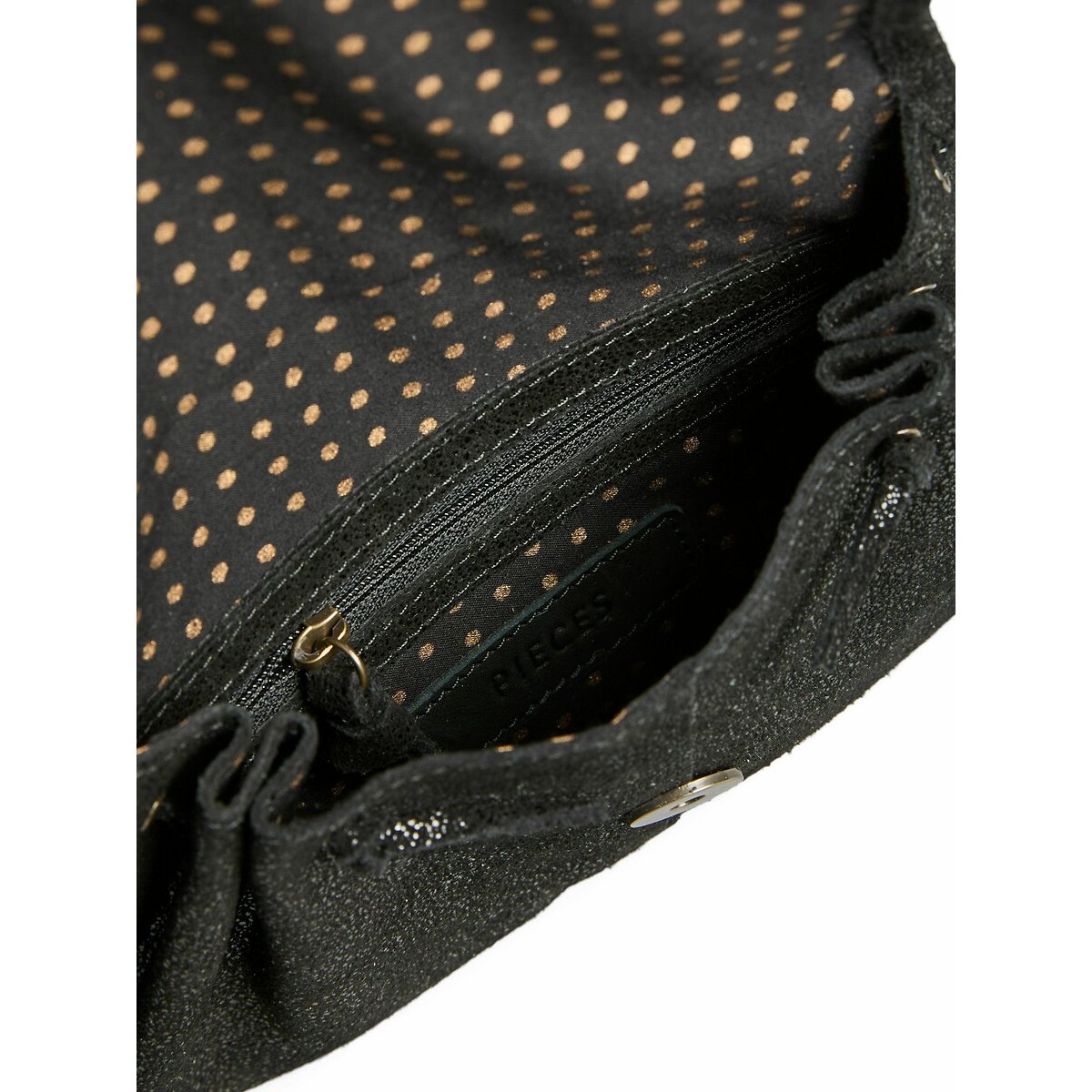 Julia Small Leather Bag black, PIECES