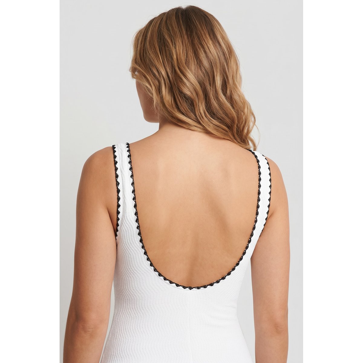 Maillot de bain sans bonnets souples. blanc cassé, ULLA POPKEN