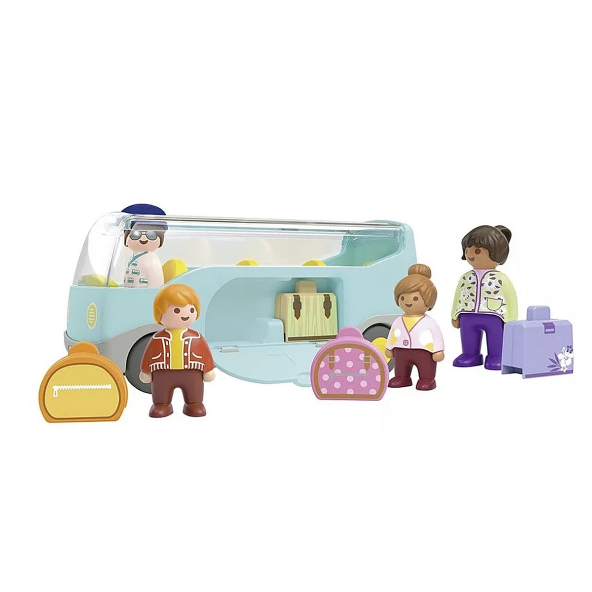 Junior Autocar de voyage multicolore, PLAYMOBIL