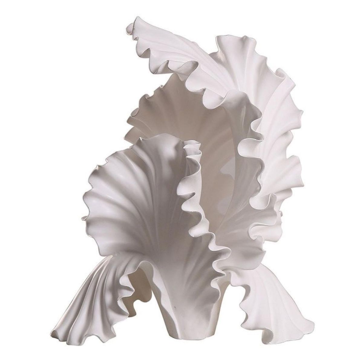 Statue fleur blanche - CHARME blanc, INTERIOR'S