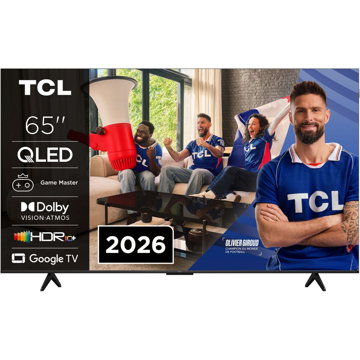 TV QLED 65P79L (2026) 65" (165 cm) couleur unique, TCL