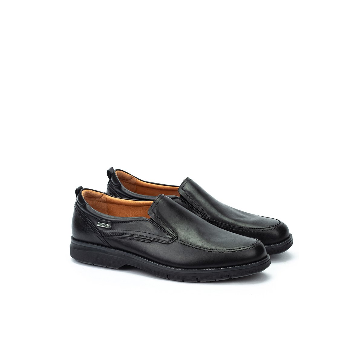Mocassins cuir Navarra black, PIKOLINOS