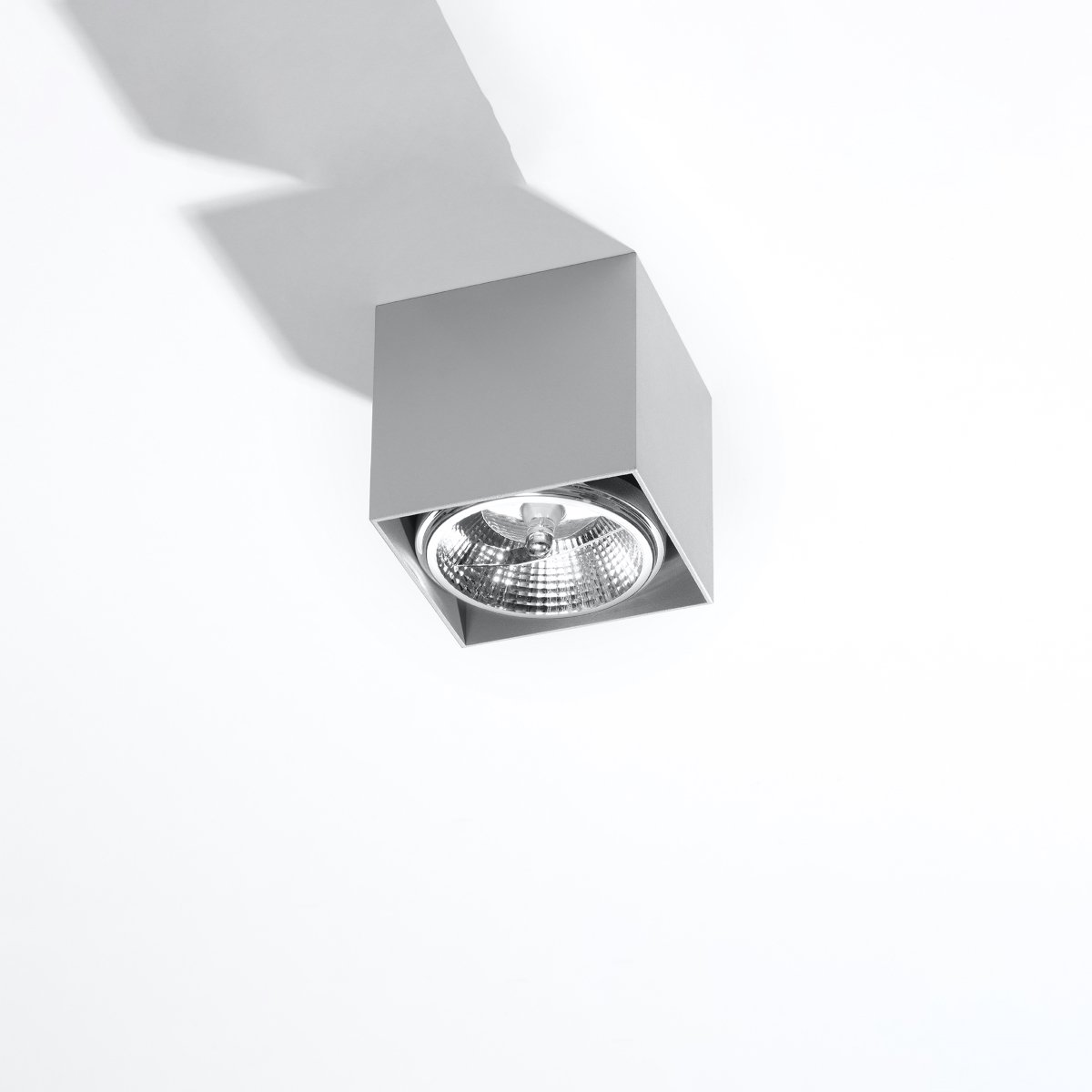 Plafonnier Aluminium Gris GU10/ES111 1 Blake gris, EDEN