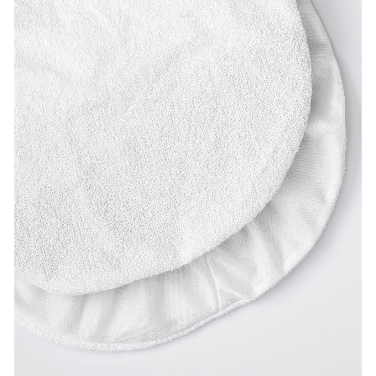 Alèse Berceau Imperméable BOUCLETTE COTON BIO blanc, KADOLIS