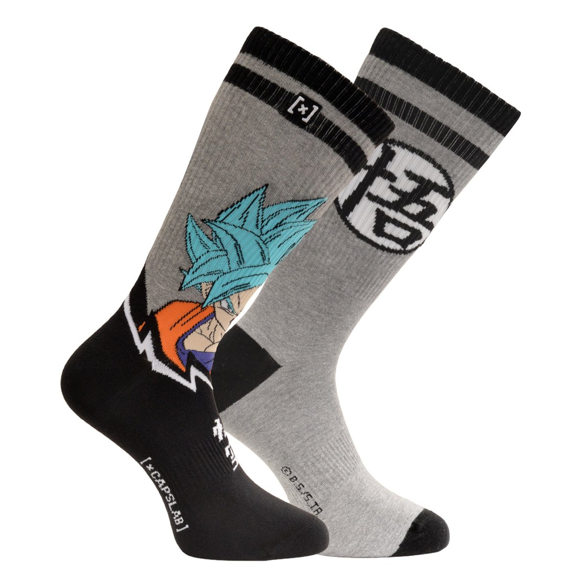 Chaussette Coton Dragon Ball Super gris/turquoise/orange/bleu/beige/noir, CAPSLAB