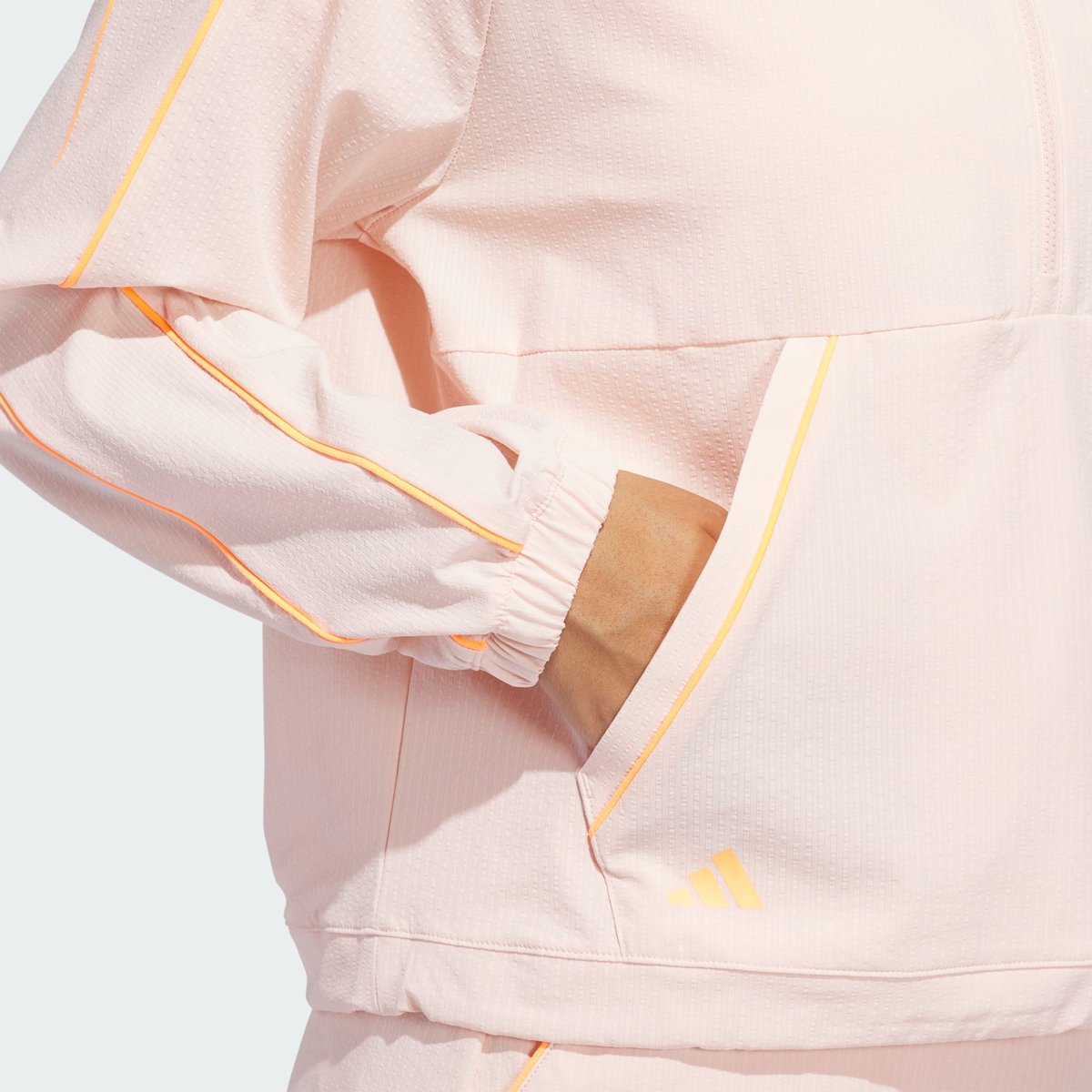 Veste Quarter-Zip Ultimate365 Seersucker Veste Quarter-Zip Ultimate365 Seersucker blush pink, adidas Performance