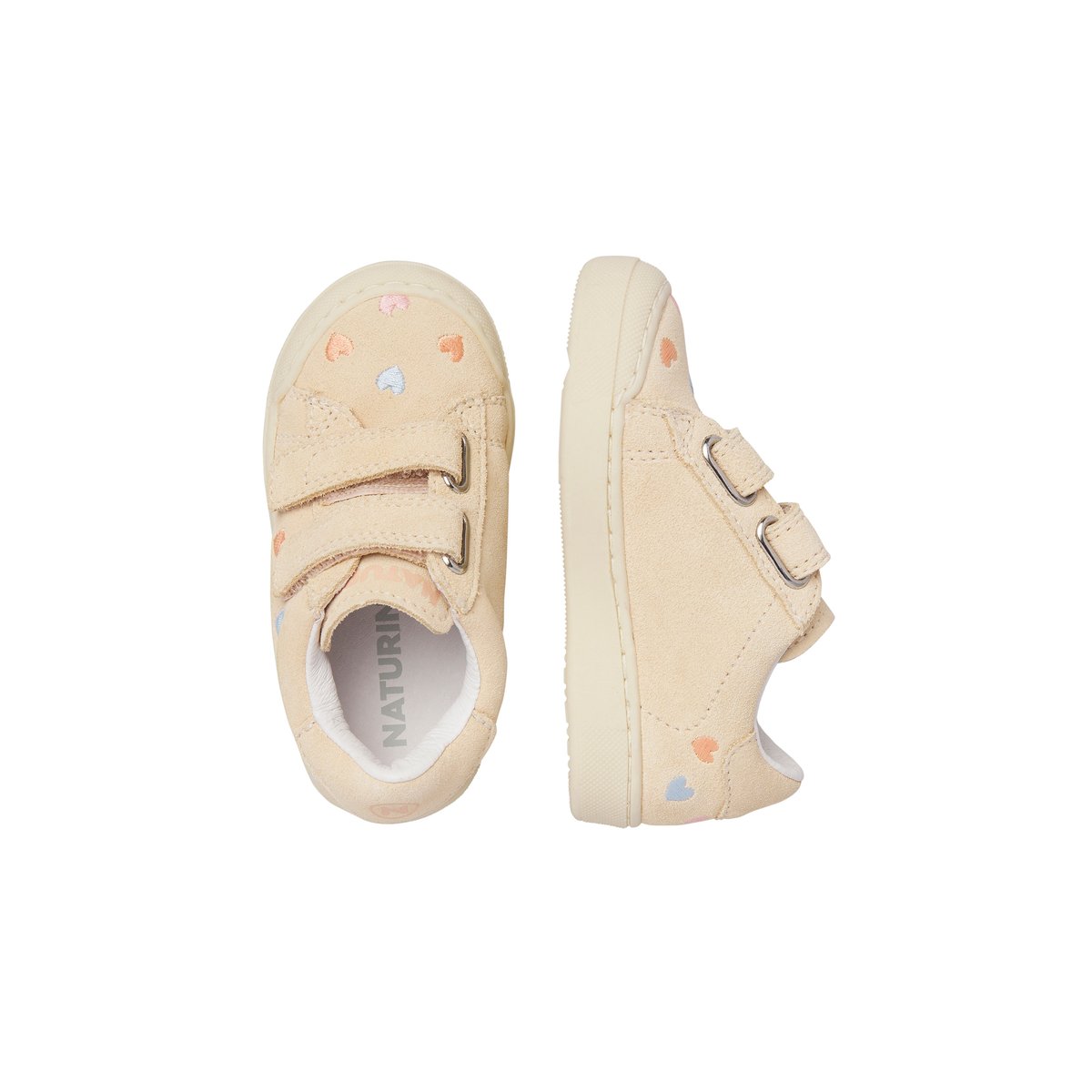 Sneakers en daim EINDHOVEN 2 EMBR.VL. vanille-, NATURINO