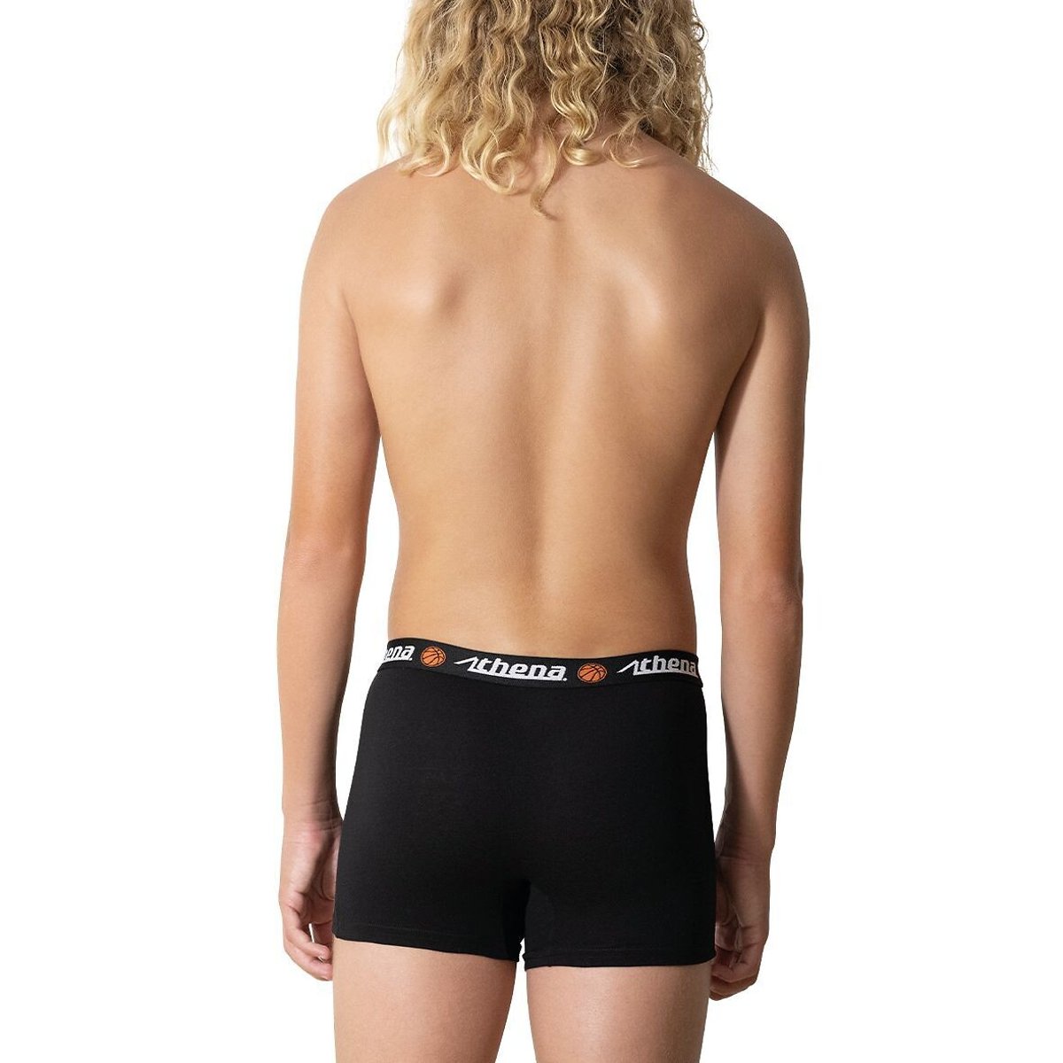 Lot de 3 boxers trio pop, ÉCO PACK noir + gris + orange, ATHENA