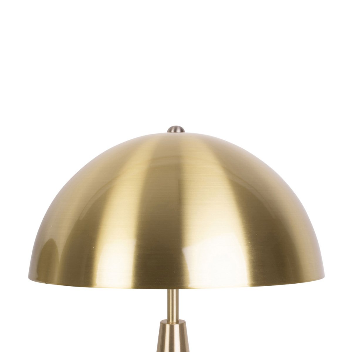 Lampe à poser champignon en métal- SUBLIME or, LEITMOTIV