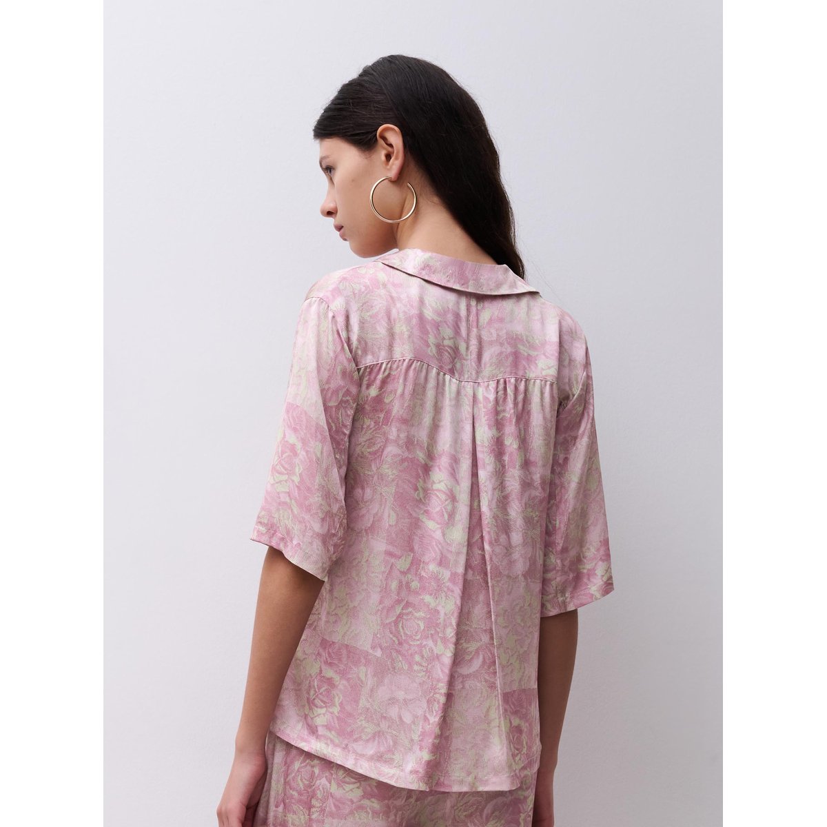 Chemise manches courtes CHARLIE imprimé tapisserie, CHANTELLE