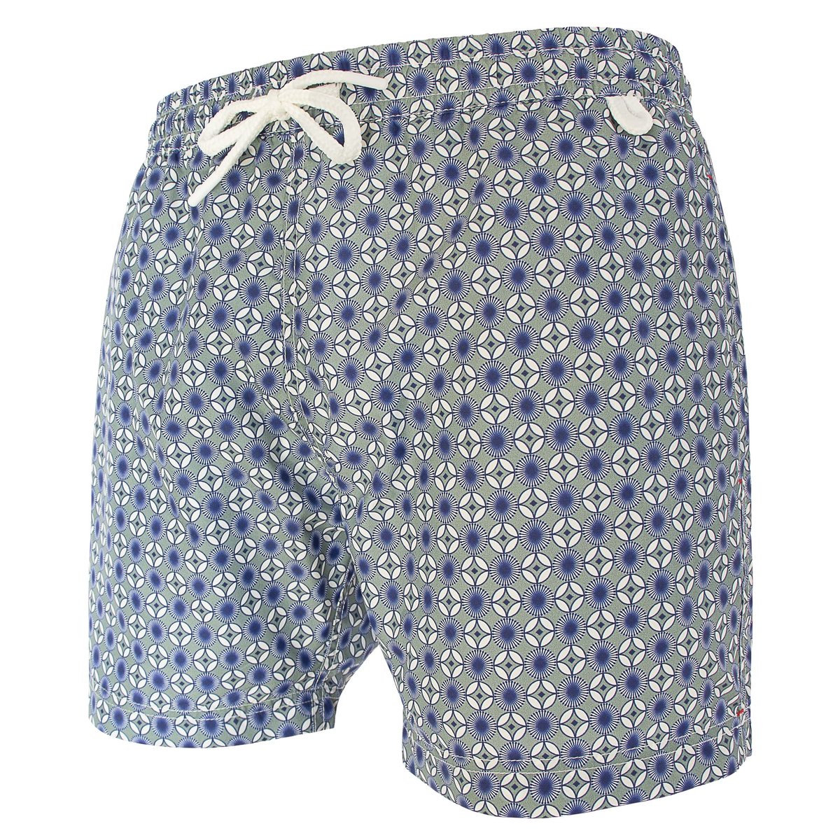 Short de bain MONTAUK 462 Sixties spiral gris, LES LOULOUS DE LA PLAGE