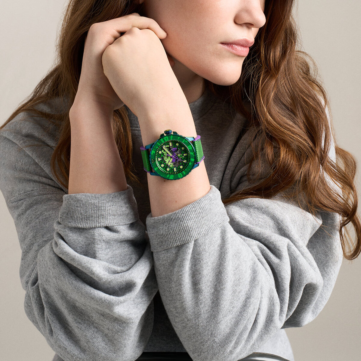 Montre Analogique  MARVEL HULK vert vert vert, FOSSIL