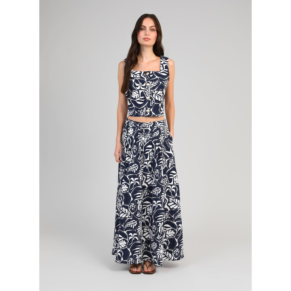 Debardeur SHALEA palouka bleu, AN'GE