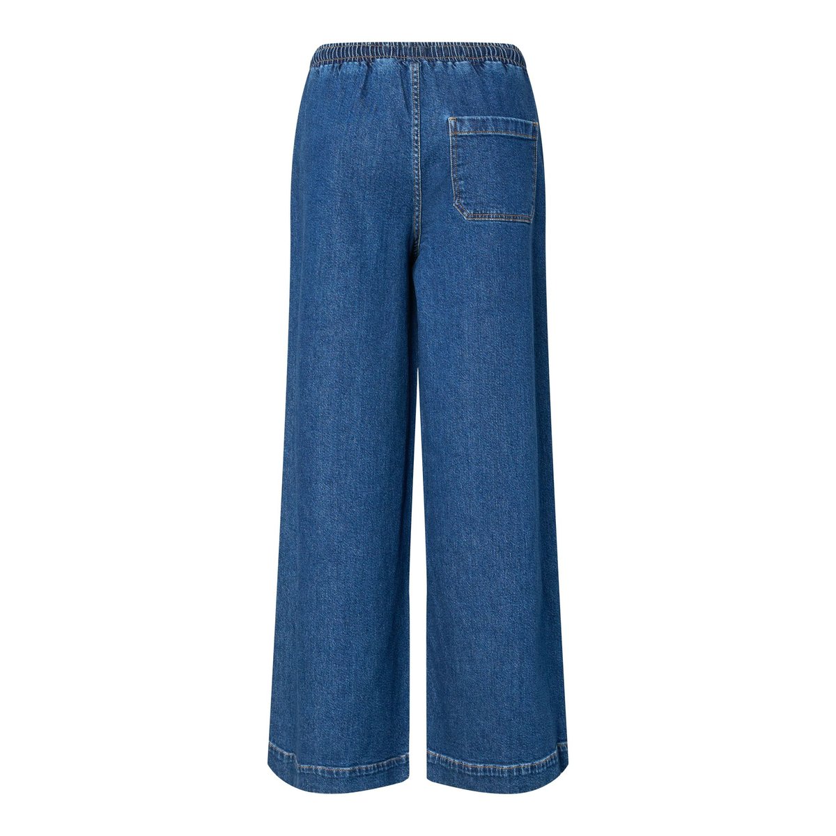 Jean À Coupe Ample medium blue denim, PIECES