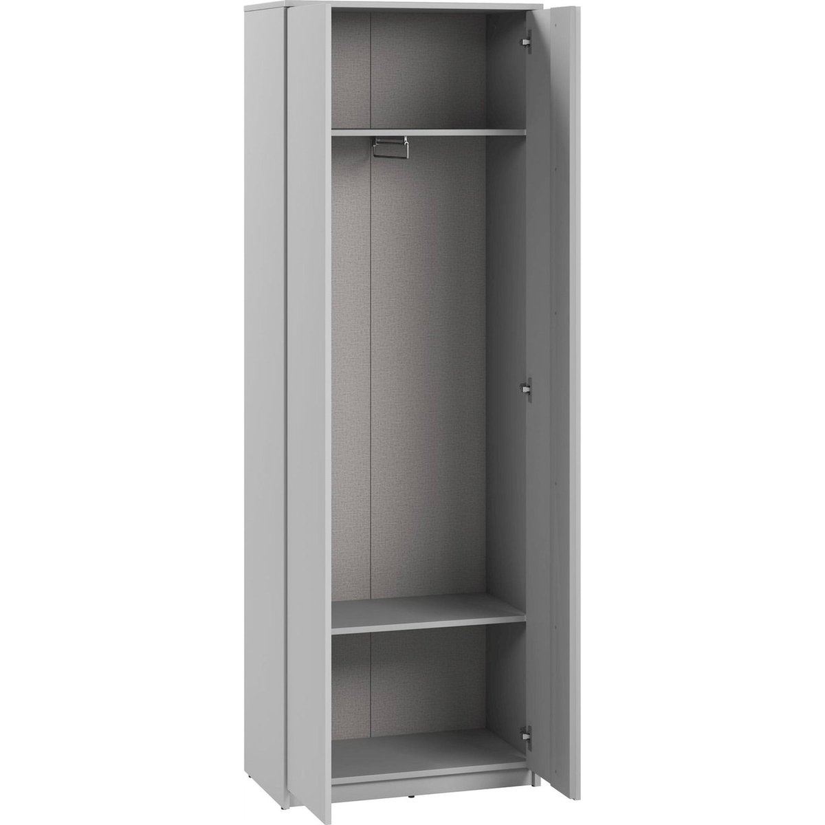 Armoire 2 portes collection SIMPLY gris, RECOLLECTION