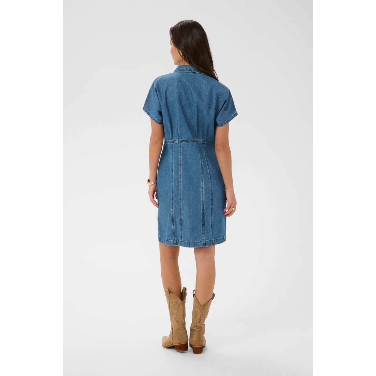 Robe en jean bleu blue denim, KAFFE
