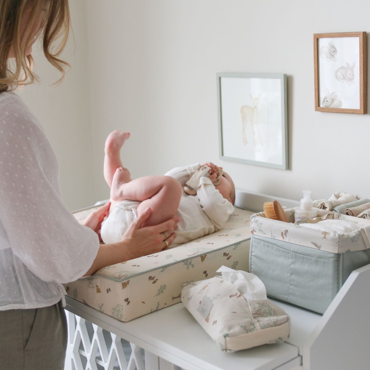 Matelas à langer bébé blanc, CAM CAM
