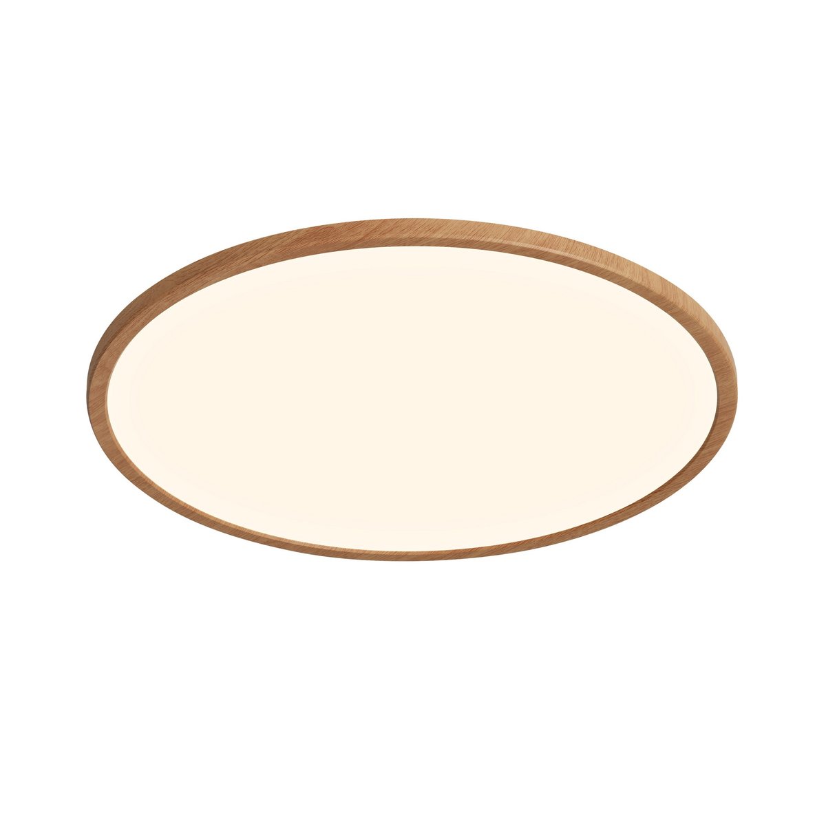 Plafonnier LED intégrée IP54 - salle de bain 2700K | Dimmable en plastique, OJA 29 feuille de bois, NORDLUX