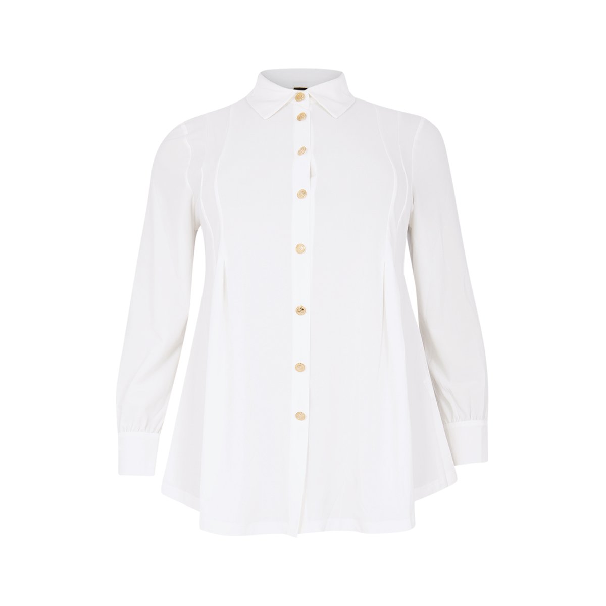 Chemise avec manches longues écru, YOEK