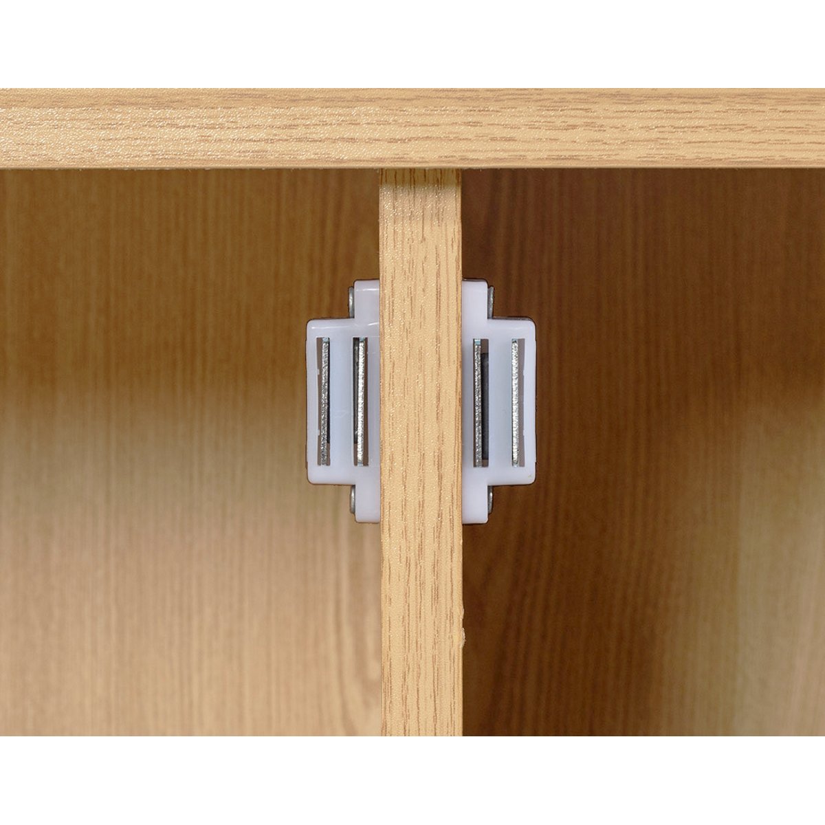 Buffet bas cannage et effet bois 2 portes, NAGATO bois / noir, BEST MOBILIER