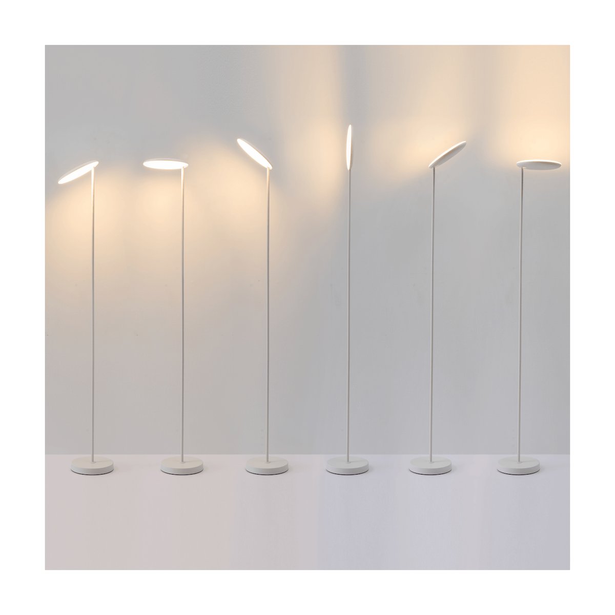 Lampadaire blanc avec variateur - KALENA blanc, KOSILUM