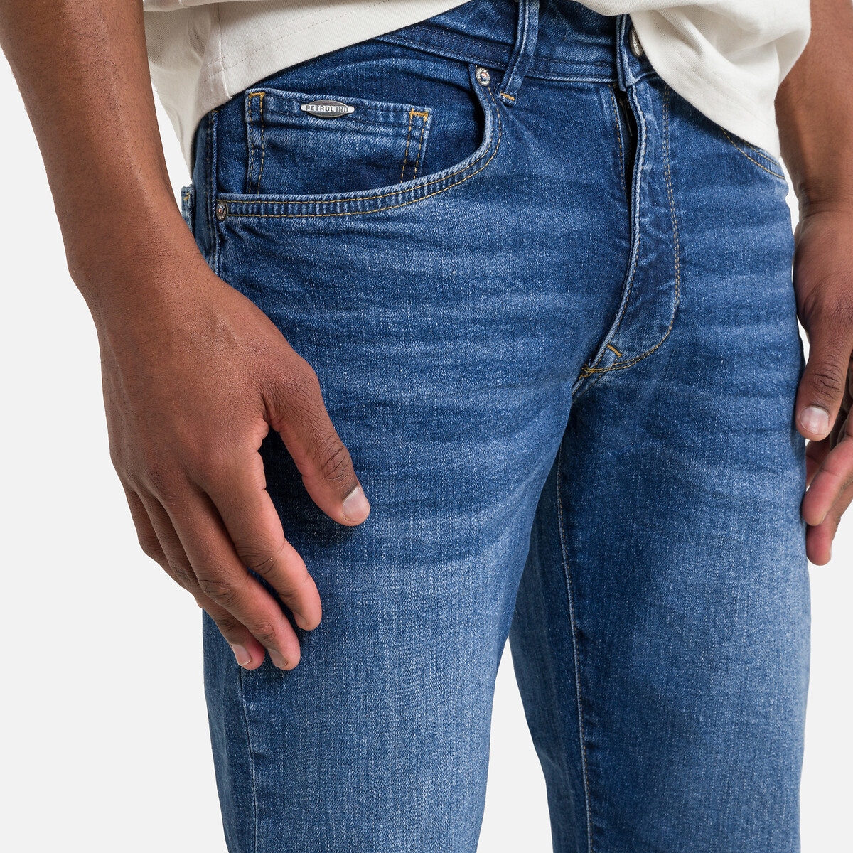 Jean slim Supreme Stretch Seaham bleu moyen, PETROL INDUSTRIES
