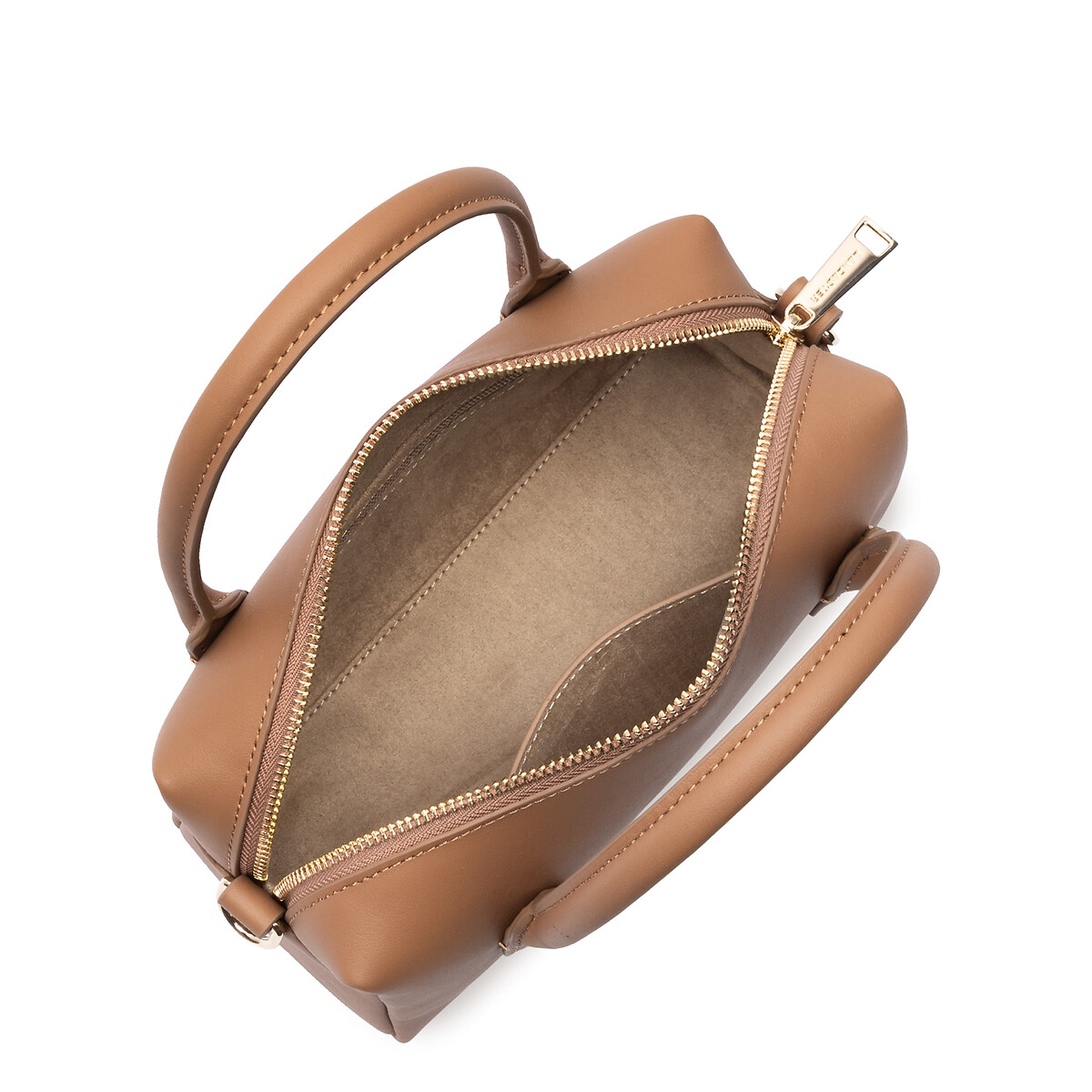 Bolso bandolera de piel con cremallera, DONNA CUBE 90006360, LANCASTER