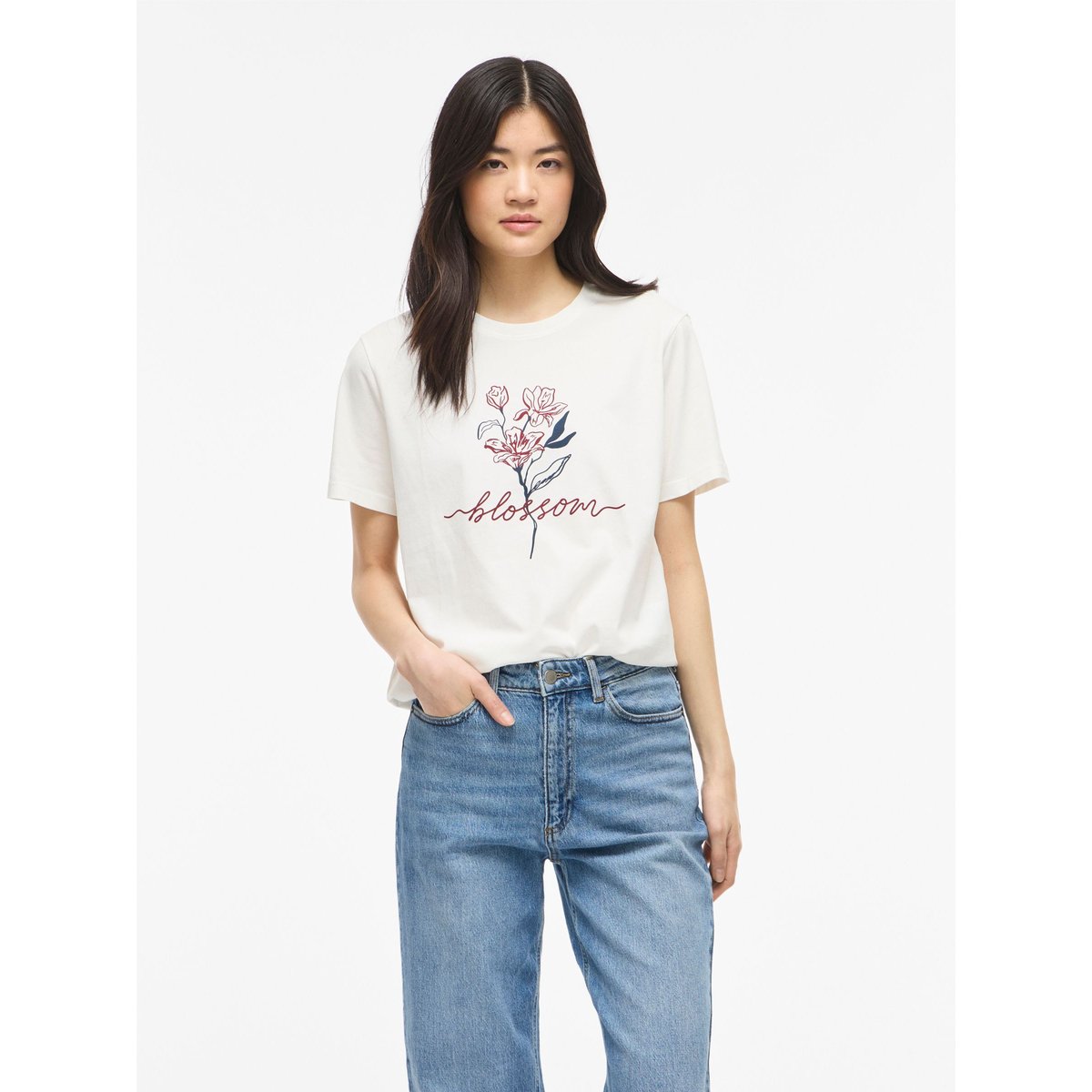 T-Shirt blanc - snow white1, VILA