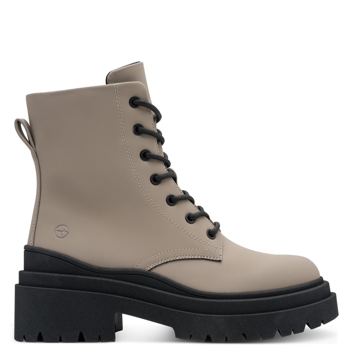 Bottine zippée marron taupe, TAMARIS