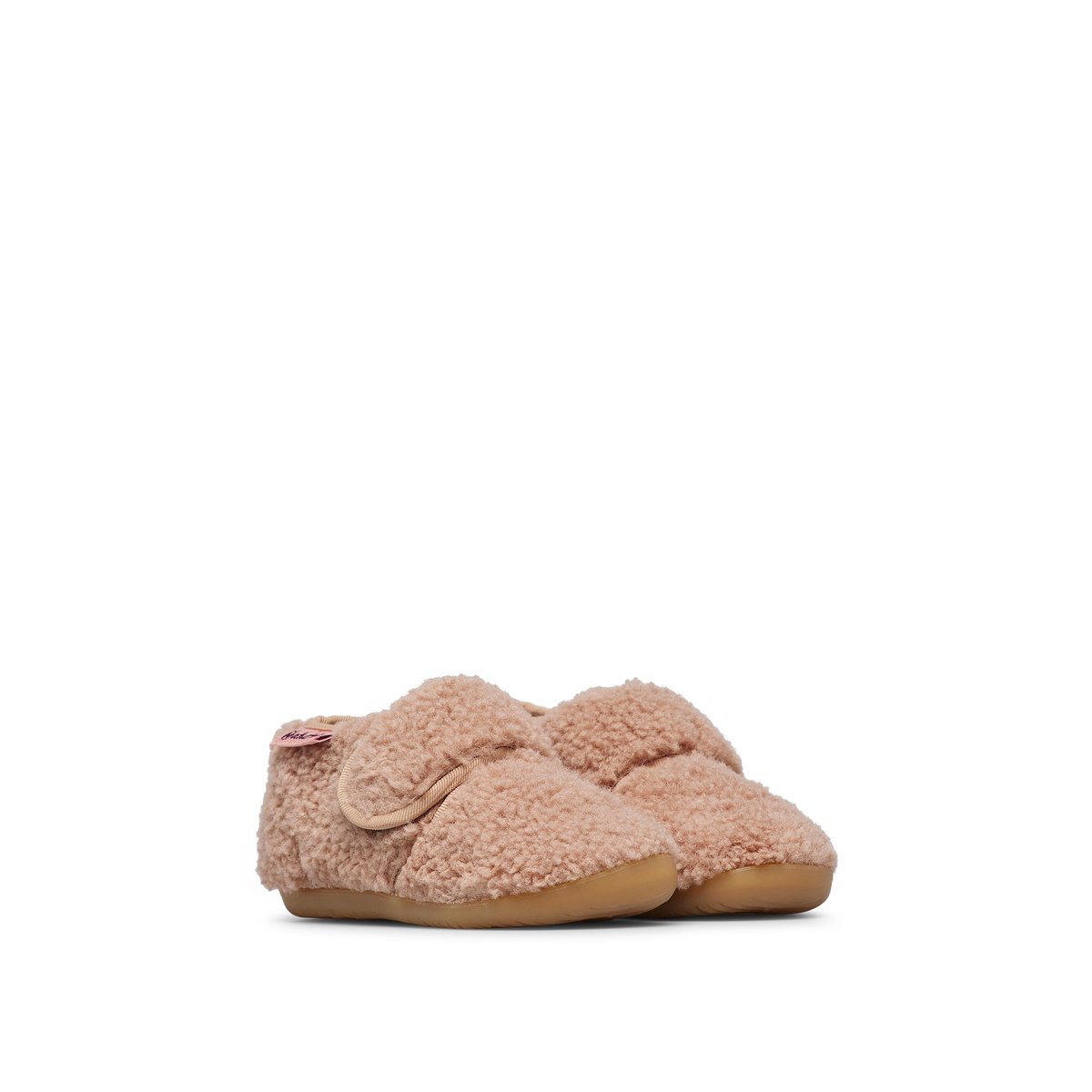 Pantoufles en laine HOME rose-, NATURINO