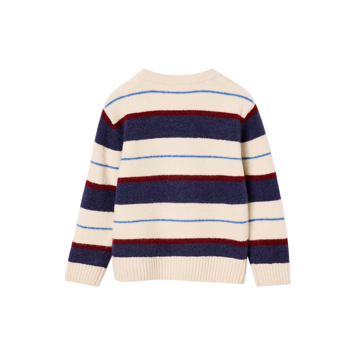Pull manches longues marine, VERTBAUDET