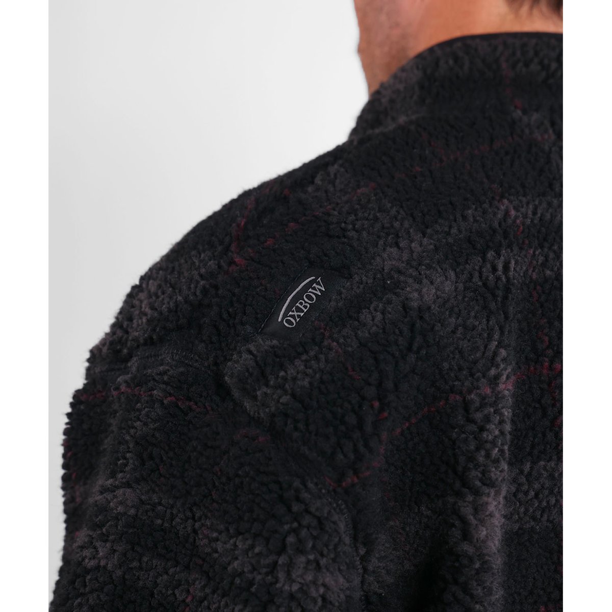 Sherpa zippée PLAID noir, OXBOW