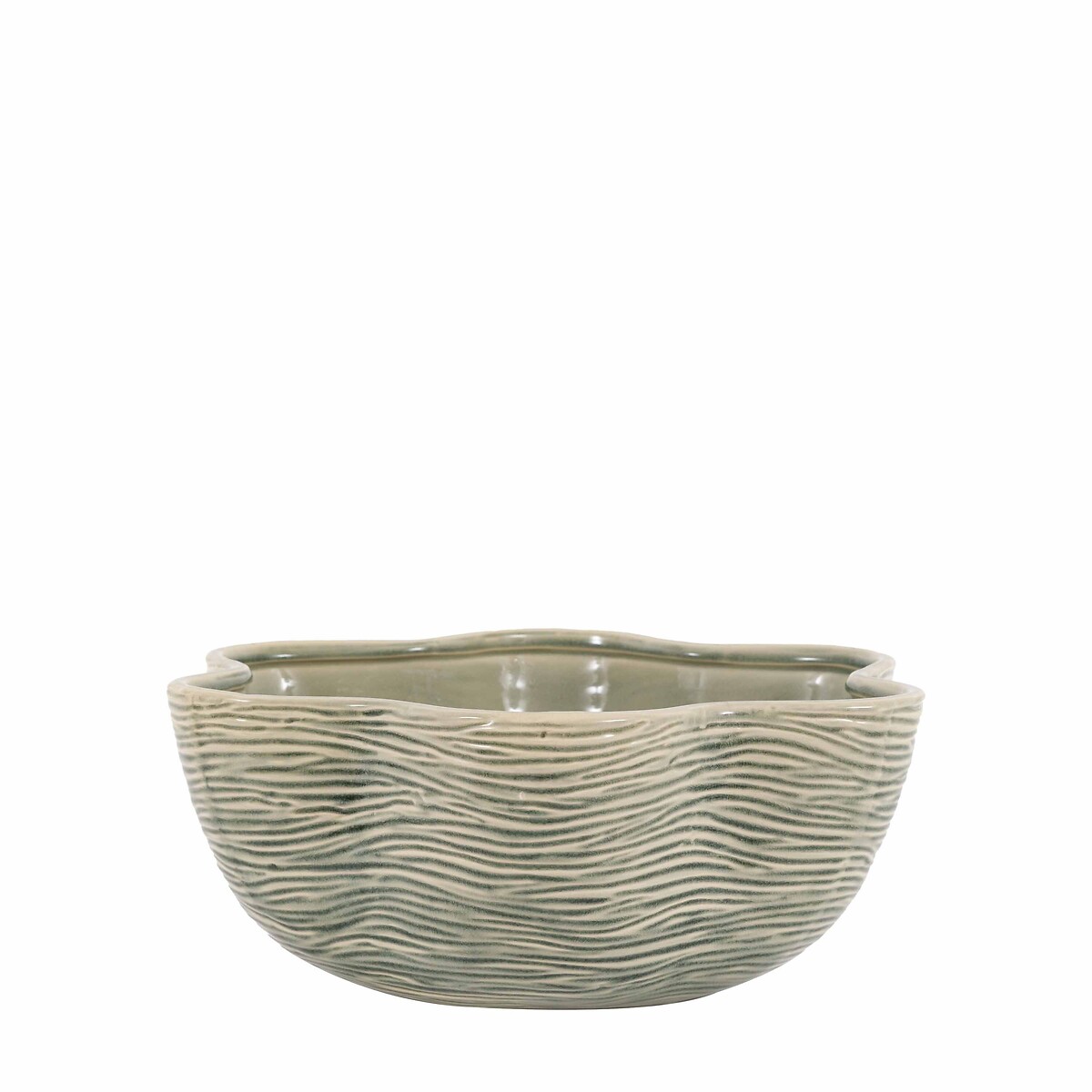 Fennel Green Serving Bowl dark green/light green, ÉDITÉ