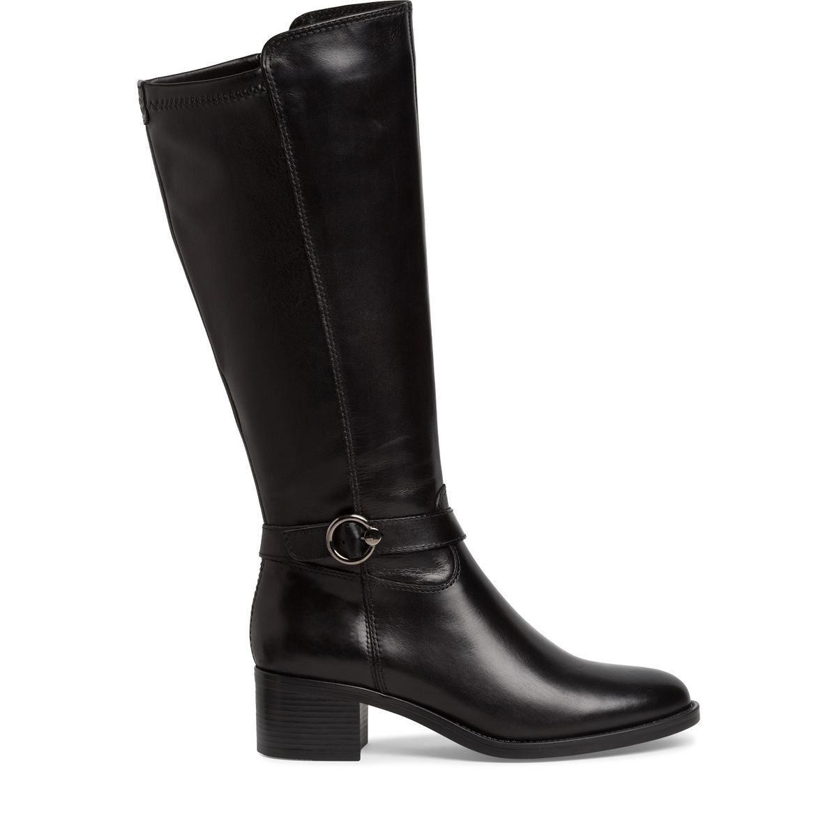 Bottes cavalieres en cuir felicity elastique Geox La Redoute