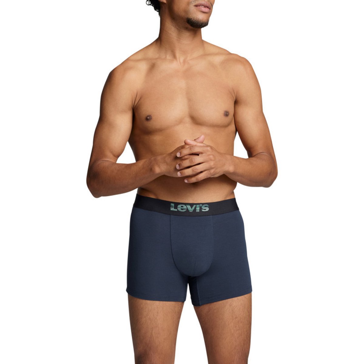 Lot de 2 boxers en coton bio vert, LEVI'S
