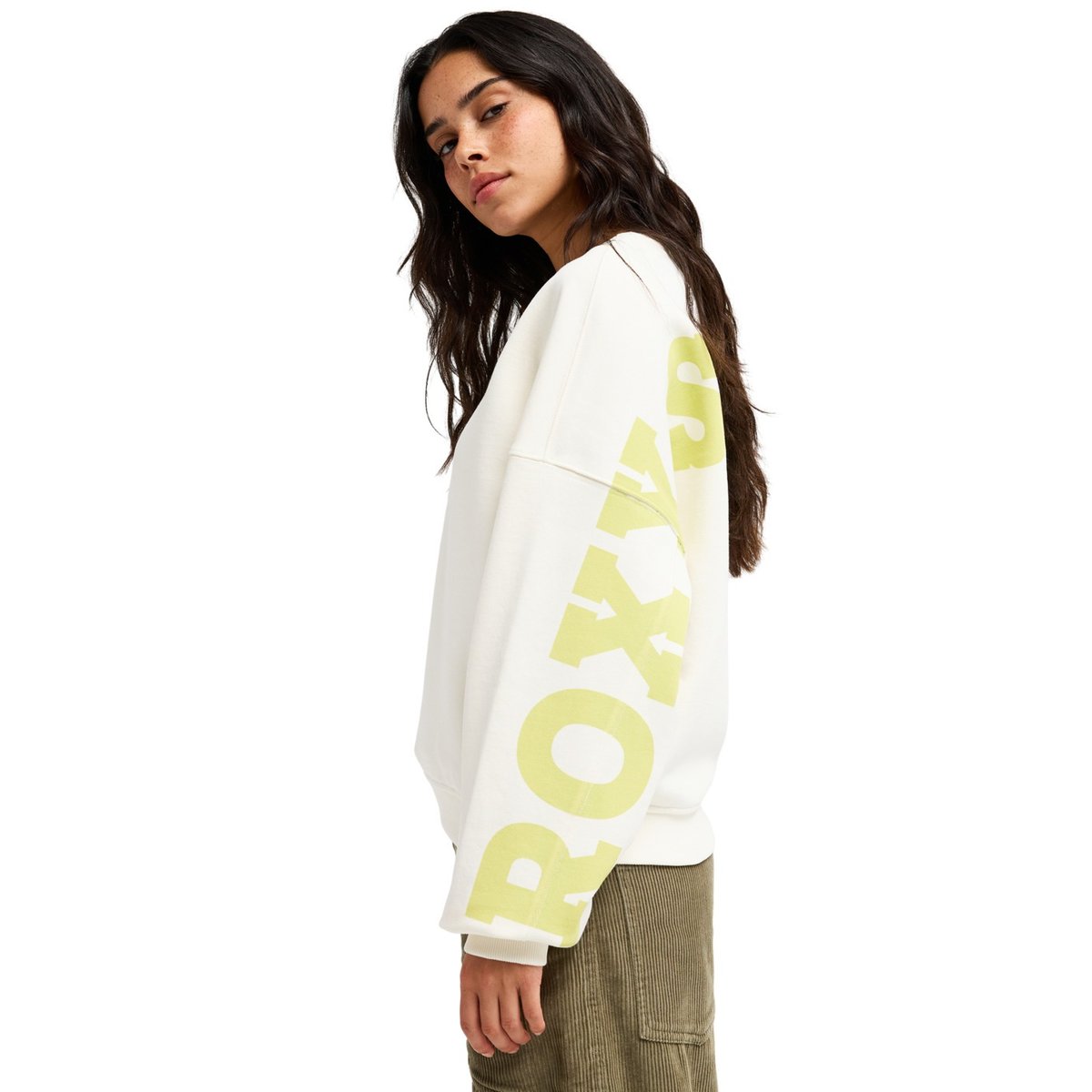 Sweat oversize FROSTBEAM. blanc coconut milk, ROXY