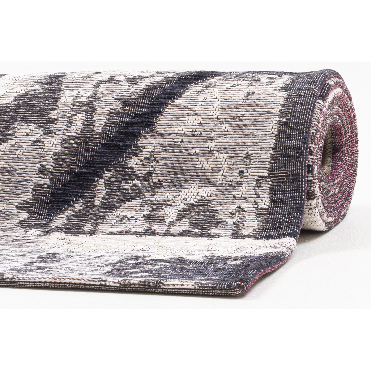 Tapis salon moderne - KEITUM gris, THEKO