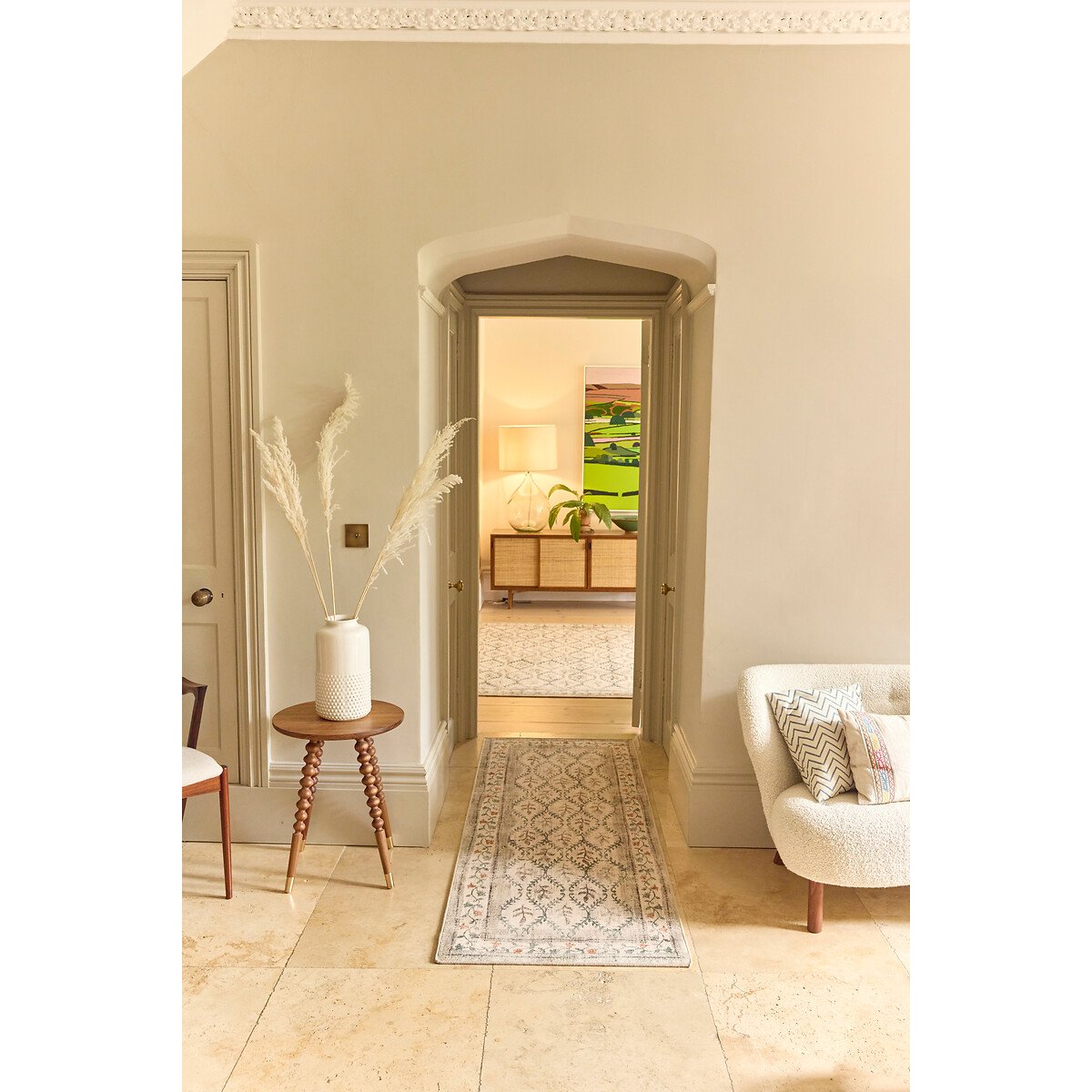 English Garden Eco-Washable Runner Rug multi-coloured, HUG RUG