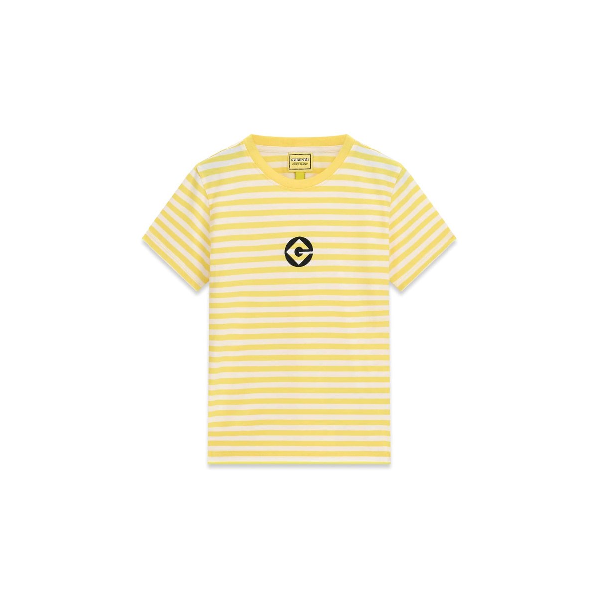 Gj X Minions T-Shirt Rayé jaune, GUESS