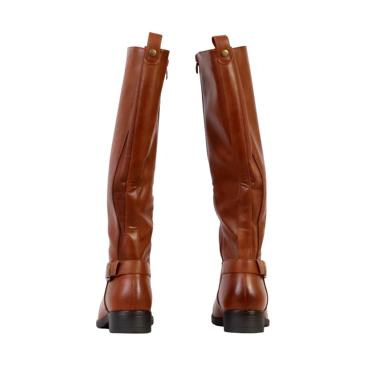 Bottes à Zip camel, ENZA NUCCI